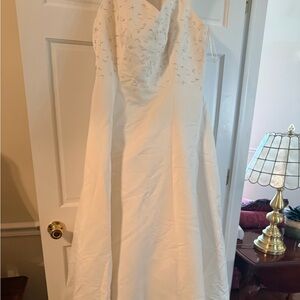 Jasmine Ivory A-Line Wedding Dress with Beaded Bodice